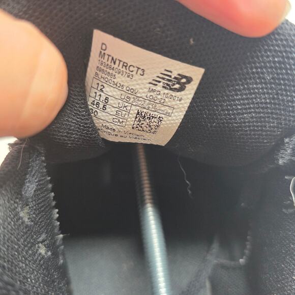 New Balance Mens Nitrel v3 Trail Running Shoes 12 Red Black Lightweight - Picture 8 of 8